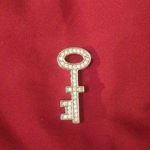 Sterling silver key charm